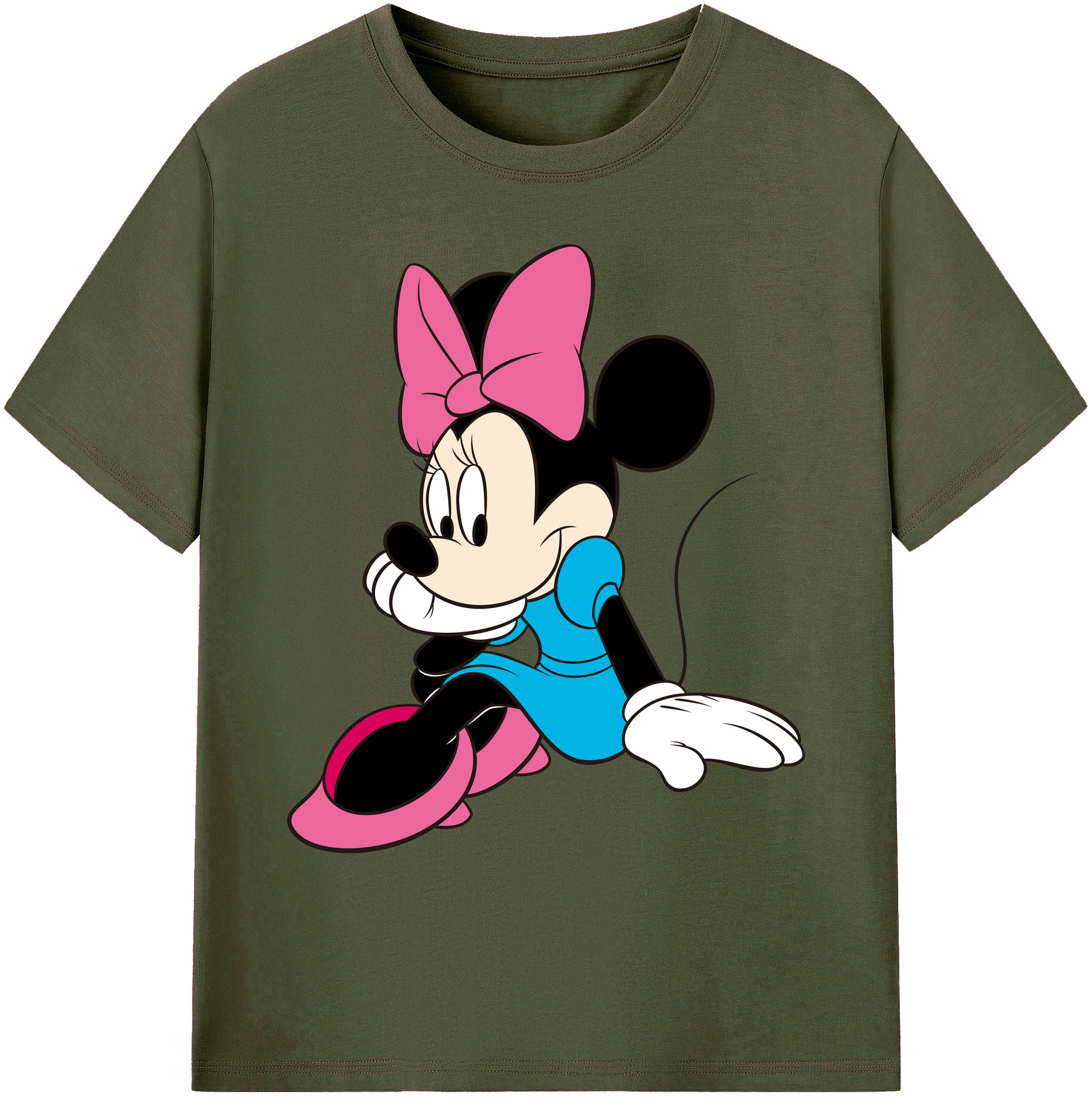 ミッキーマウス Mickey Mouse 綿100％ メンズ半袖Tシャツ｜肌触りやわらか＆通気性